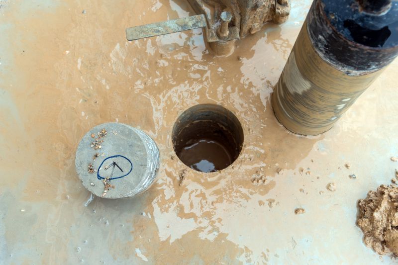 Core Drilling in Progress