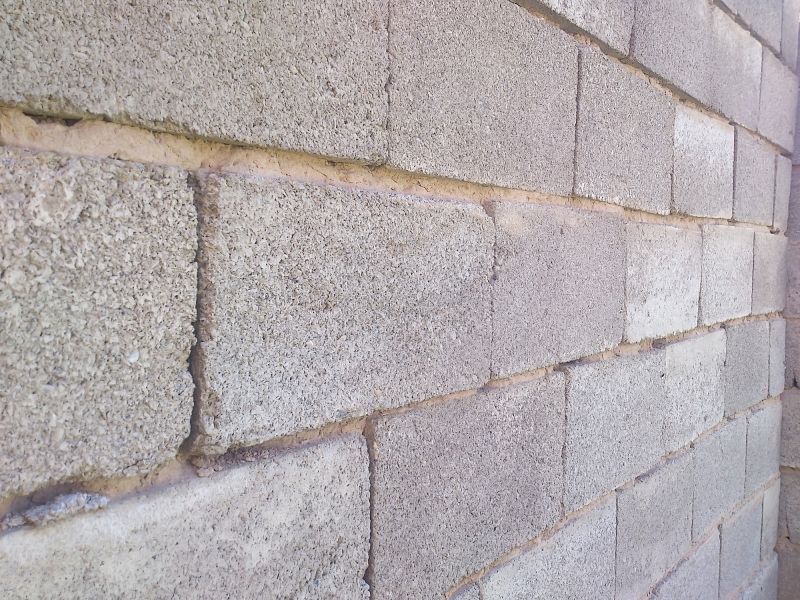 Block Wall Cutting detail
